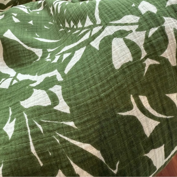 Sea Level Swim Australia Women’s Retreat Green and White Leaf Pattern Sun Dress - Picture 6 of 10